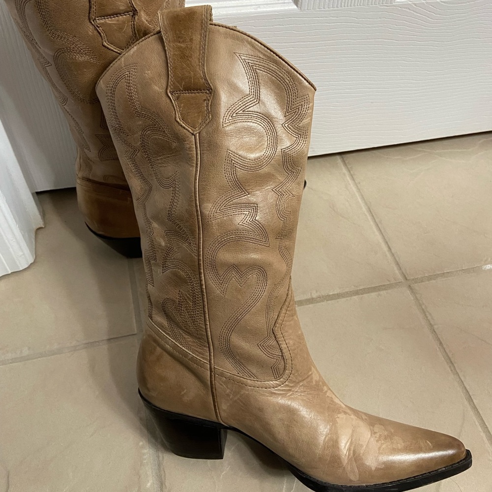 Reba Leather cowgirl boots from Nashville, TN.